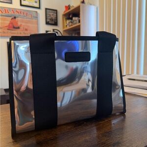 Case-Mate Silver and Black Tote Bag